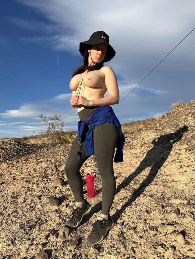 bustyciara hiking on mountain naked showing boobs